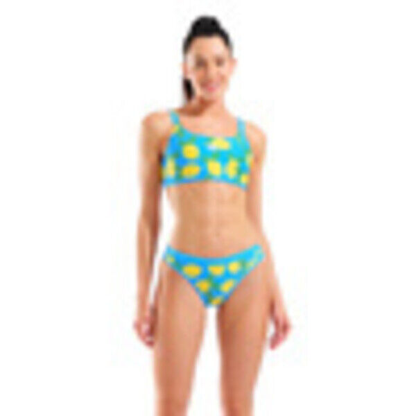 Strój kąpielowy damski Arena Women's Lemons Bikini Bandeau Turquoise Multi Turquoise 010705858