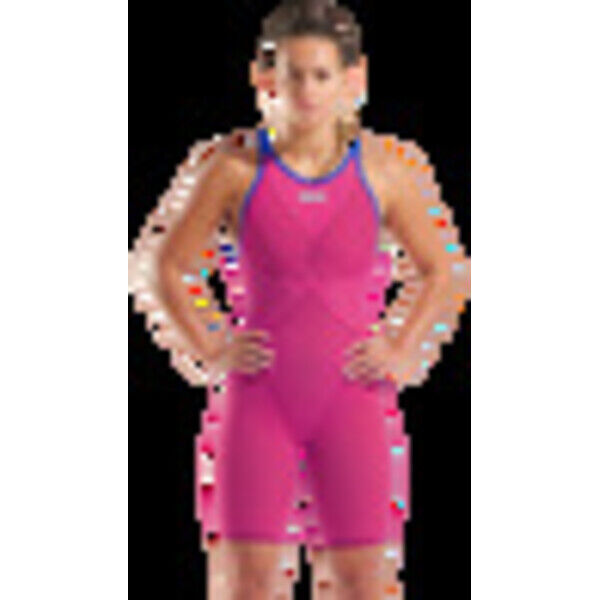 Strój startowy damski Arena Powerskin Veloce Open Back Violet Surge 011584221