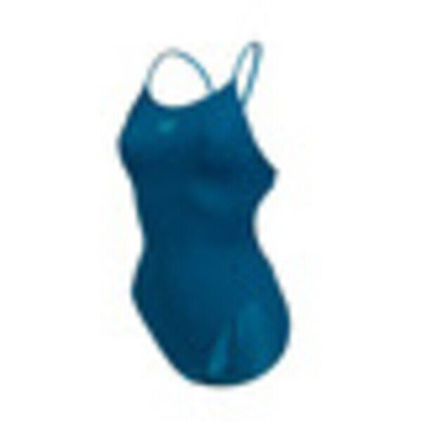 Strój kąpielowy damski Arena Women Swimsuit Lace Back Solid Blue Cosmo 004651600