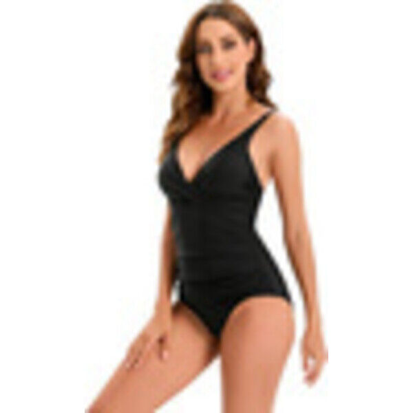 aqua-sport.net Strój kąpielowy jednoczęściowy damski na basen Laorchid Black AM1701
