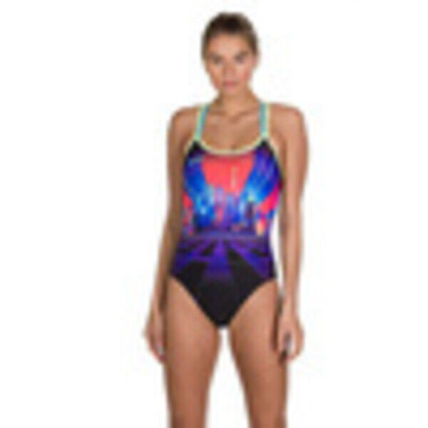 Strój treningowy damski Speedo Neon Fan Placement 68-10626D279
