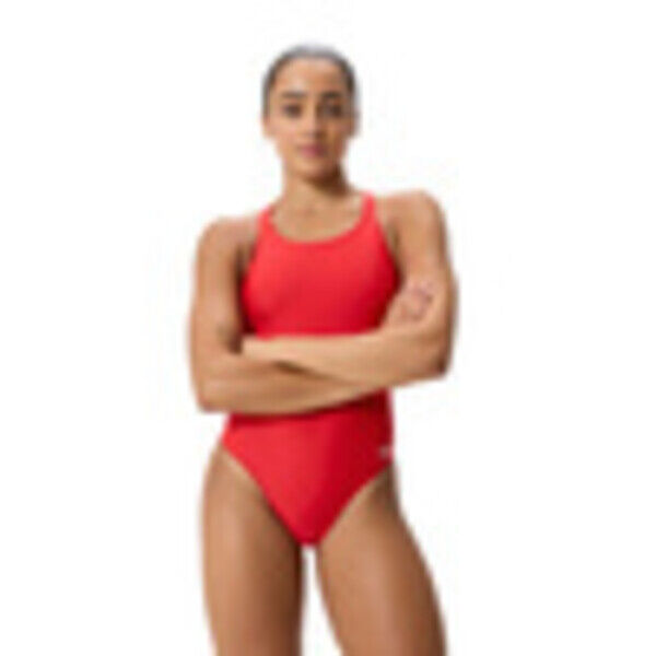 Strój kąpielowy jednoczęściowy damski Speedo Solid Leaderback Red 8-A000075005