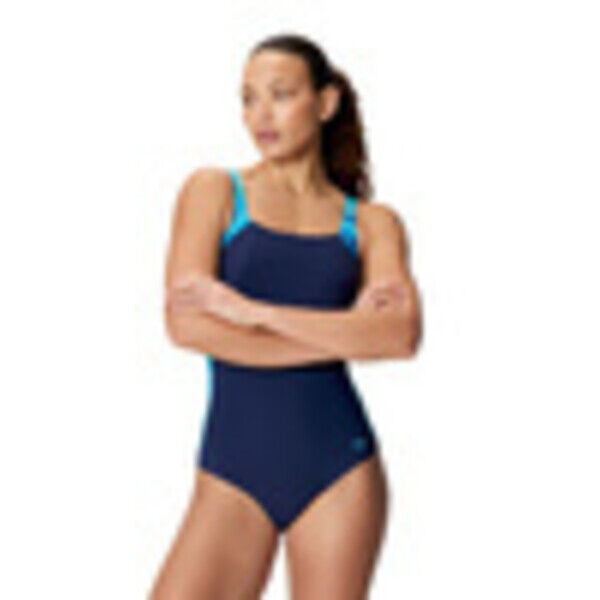 Strój kąpielowy jednoczęściowy damski Speedo Shaping Luna Lustre Navy 8-003064003