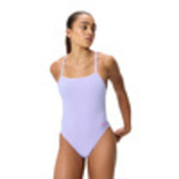 Strój kąpielowy jednoczęściowy damski Speedo Solid V-Back 2.0 Purple 8-004773002