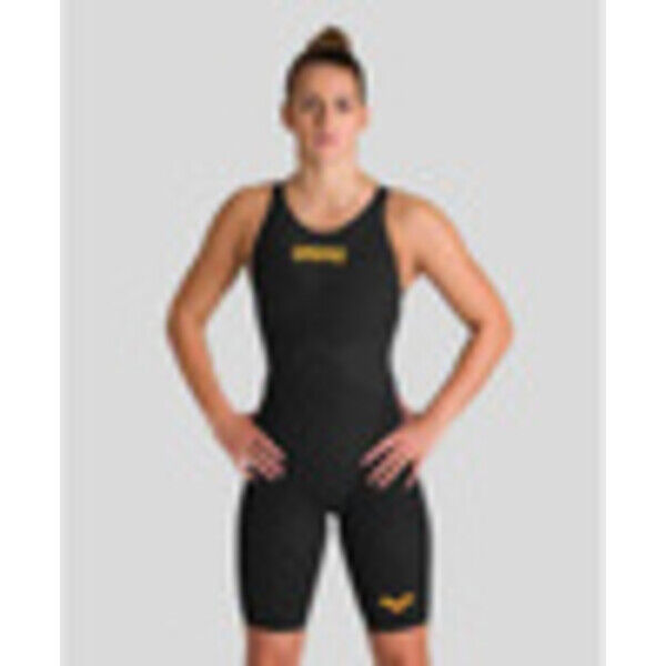 Strój startowy damski Arena Women's Powerskin Carbon Glide Close Back Black Gold 003664105