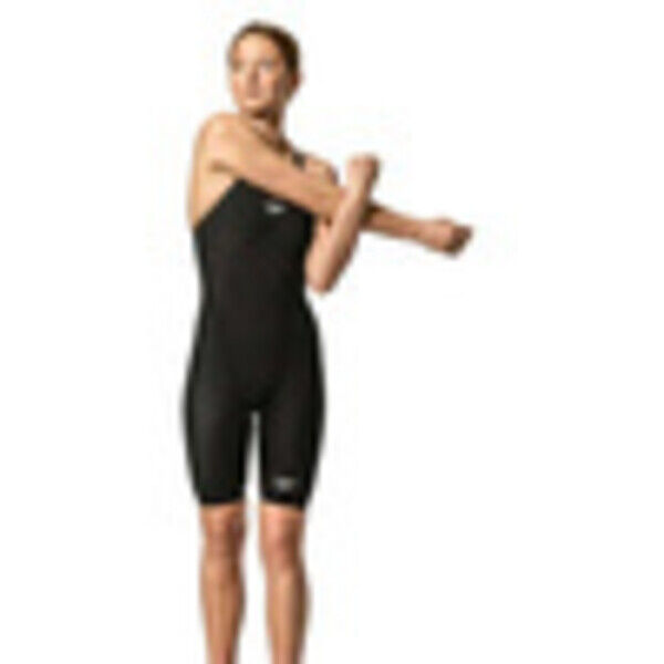 Strój startowy damski Speedo LZR Ignite Open back Black 8-134370001