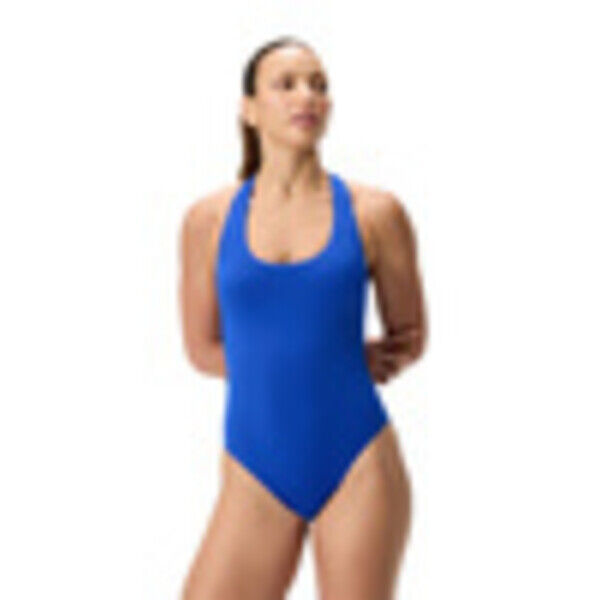 Strój kąpielowy jednoczęściowy damski Speedo Solid Scoop Neck Blue 8-A000142003