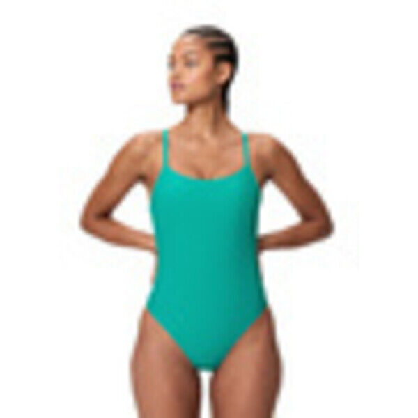 Strój kąpielowy jednoczęściowy damski Speedo Solid Racerback Green 8-003905004