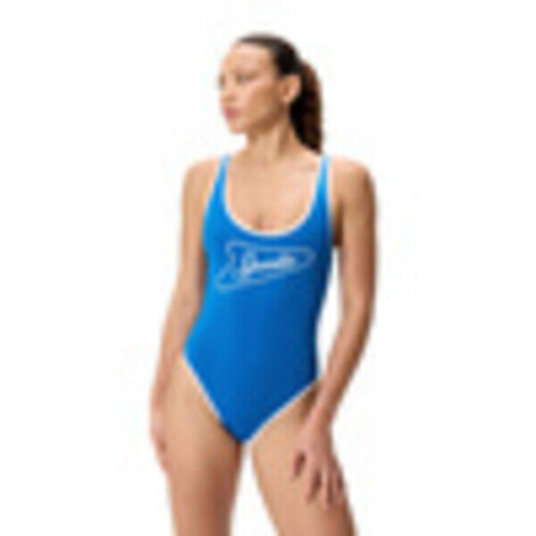 Strój kąpielowy jednoczęściowy damski Speedo Solid Bound Scoop Blue 8-005050002