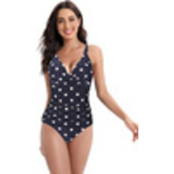 aqua-sport.net Strój kąpielowy jednoczęściowy damski Laorchid Navy AM1692