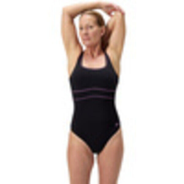 Strój kąpielowy jednoczęściowy damski na basen Speedo Shaping Eclipse Black 8-00306709951