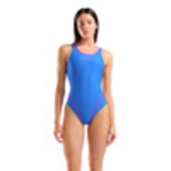 Strój kąpielowy damski Arena Women's Solid Swimsuit Tech Back Imperial Blue Purple 010257809