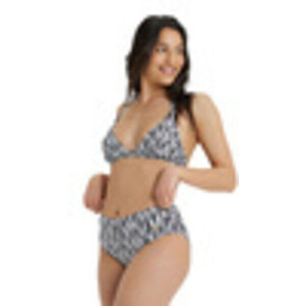 Strój kąpielowy damski Arena Women's Bikini Halterneck Allover Black Multi 005182520