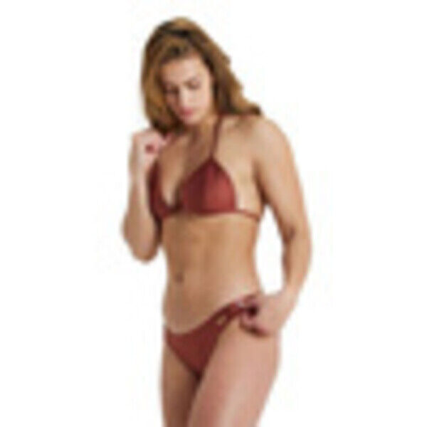 Strój kąpielowy damski Arena Women's Bikini Triangle Solid Burnt 005178400