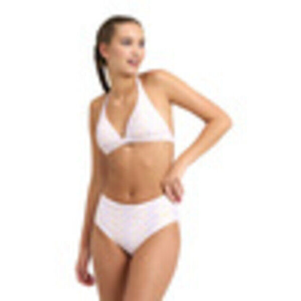 Strój kąpielowy damski Arena Women's Bikini Halterneck Allover Lavanda Multi 005956900