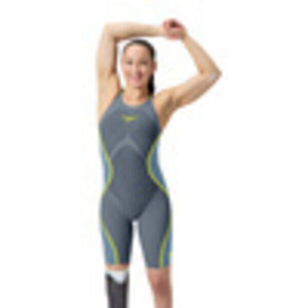 Strój startowy pływacki damski Speedo Pure Intent 2.0 Openback Grey 8-1585519134