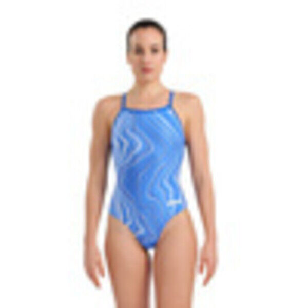 Strój kąpielowy damski treningowy jednoczęściowy Arena Lightdrop Blue 005563777
