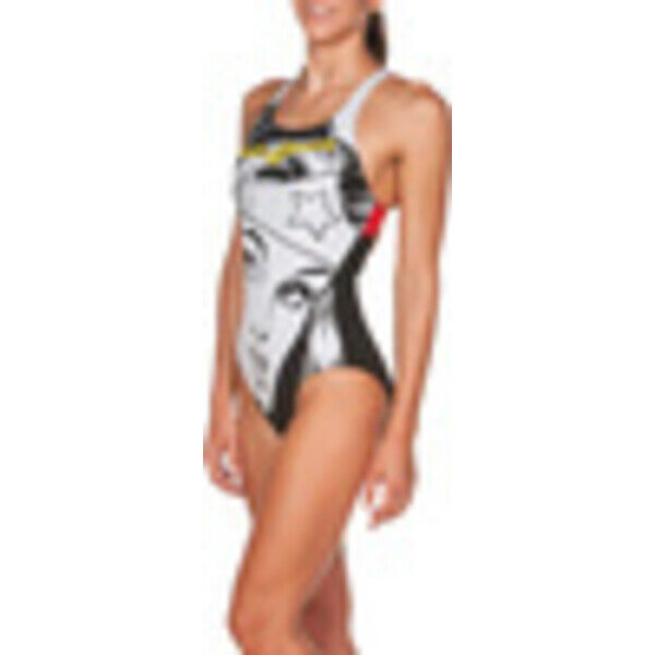 Strój kąpielowy damski jednoczęściowy treningowy Arena Wonder Woman 002005504