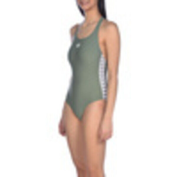 Strój kąpielowy jednoczęściowy damski Arena Fit Racer Green Army 001610600