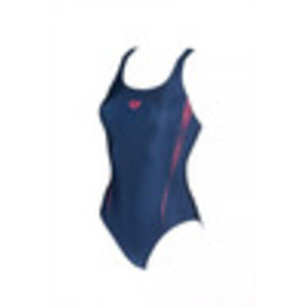 Strój kąpielowy damski jednoczęściowy treningowy Arena Wayline Navy 002567709