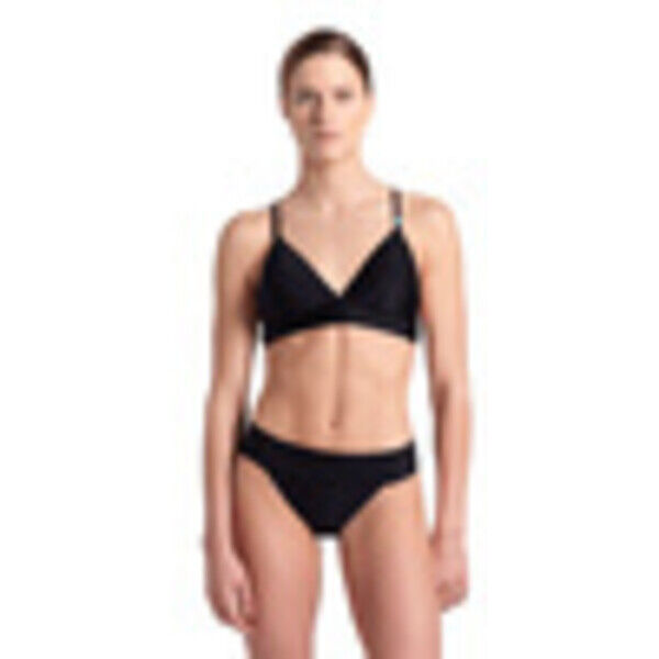 Strój kąpielowy damski dwuczęściowy na basen plażę Arena Essentials Black 007036500