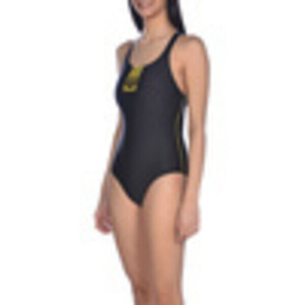 Strój kąpielowy damski jednoczęściowy sportowy na basen Arena Basics Black 002266505
