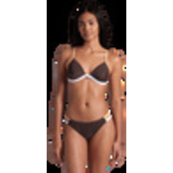 Strój kąpielowy damski Arena Women's Pro File Bikini Triangle Sepia Salmon Pink White 007040231