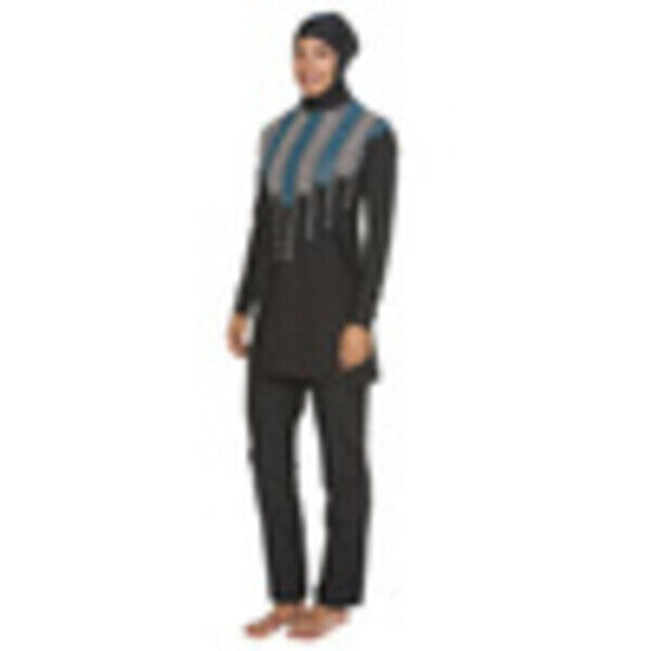 Strój kąpielowy damski komplet dwuczęściowy Arena Women's Anbar Cover Up Black 001429500