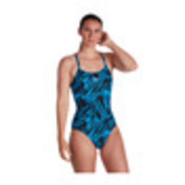 Strój kąpielowy damski Speedo Allover Fxd Blue 8-12847D812