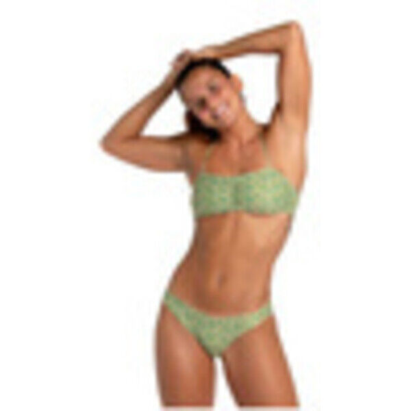 Strój kąpielowy damski Arena Bikini Bandeau Olive Multi 005955620