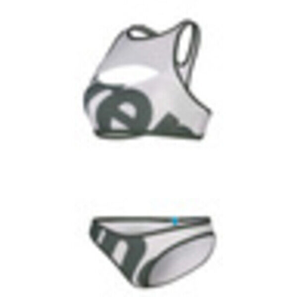 Strój kąpielowy damski Arena Women's Logo Brassiere Bikini Racer Back Sage Multi 007047616