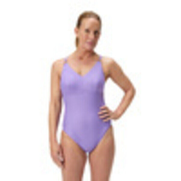 Strój kąpielowy jednoczęściowy damski na basen Speedo Xback Violet 8-00370118688