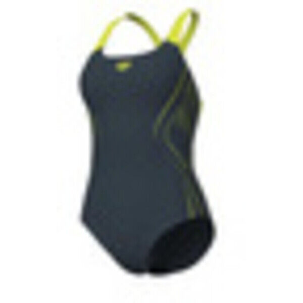 Strój kąpielowy damski Arena Women's Reflecting Swim Pro Back Asphalt Soft Green 007334561