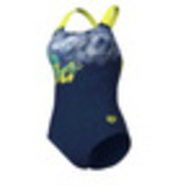 Strój kąpielowy damski Arena Women's Splash Point Navy Soft Green 007200700