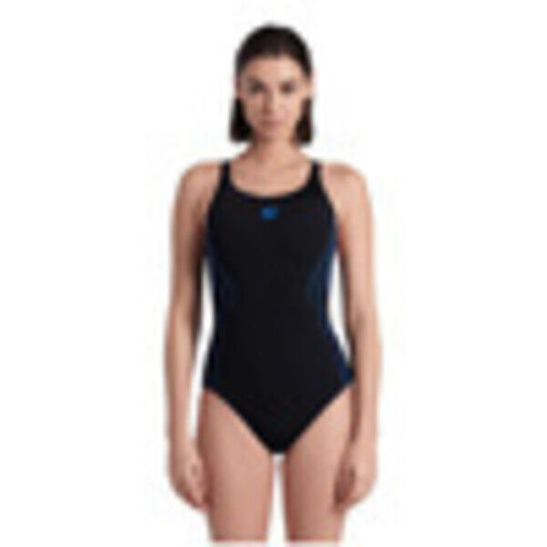 Strój kąpielowy damski Arena Women's Reflecting Black Blue River 007336588
