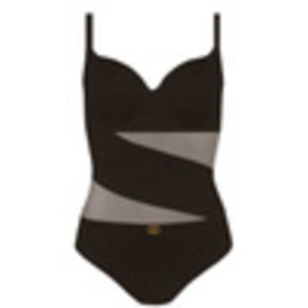 Strój kąpielowy damski jednoczęściowy Self Fashion 5 Black S964V-19