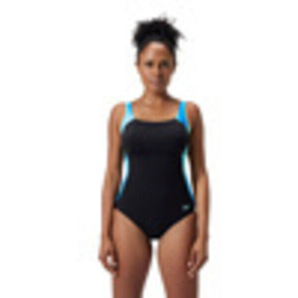 Strój kąpielowy jednoczęściowy damski na basen Speedo Square LunaLustre Black 8-00306416243