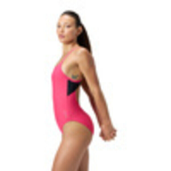 Strój kąpielowy jednoczęściowy damski na basen Speedo Colourblock Pink 8-00390518431