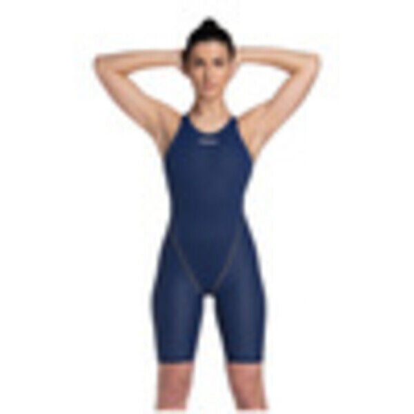 Strój startowy pływacki damski Arena Powerskin St Next Open Back Navy 00587375