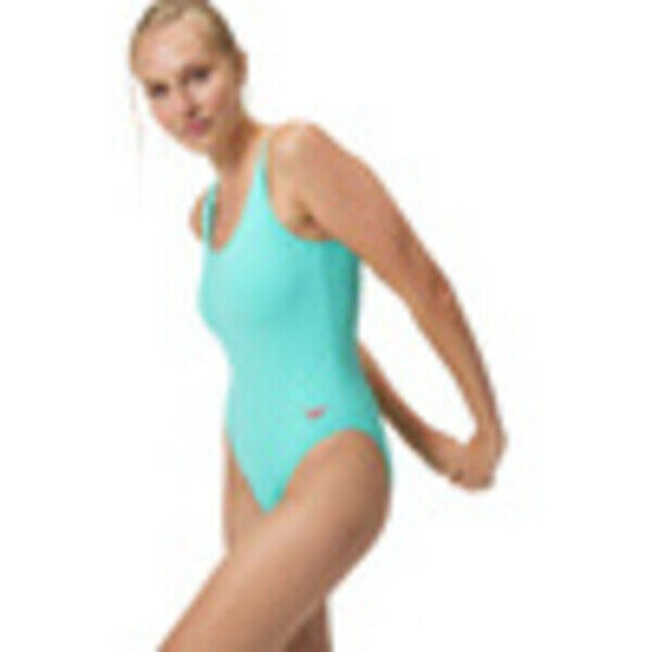 Strój kąpielowy jednoczęściowy damski na basen Speedo Belted Mint 8-00387416243