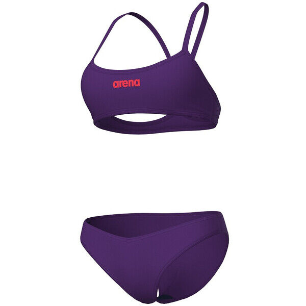 Strój kąpielowy damski dwuczęściowy bikini na basen plażę Arena Solid Purple 008818930