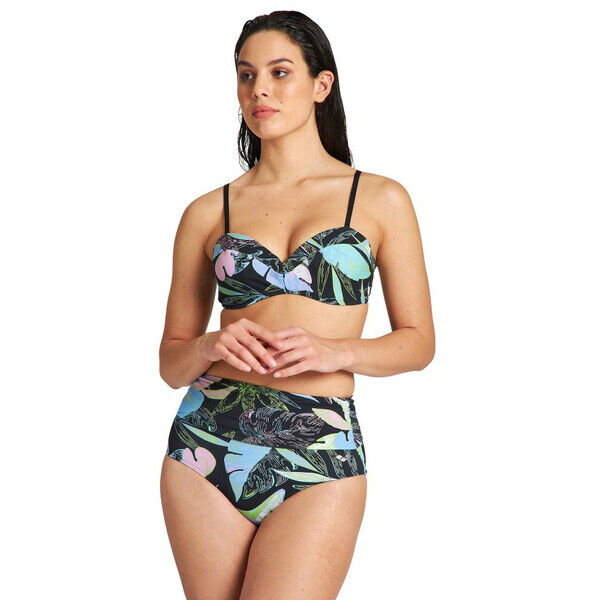 Strój kąpielowy damski Arena Women's Cecilia Two Pieces Black Multi Black 004152550