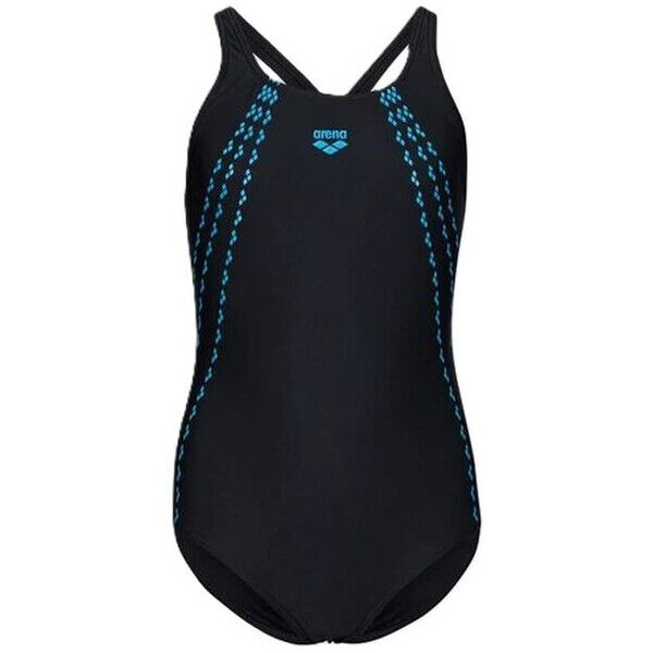 Strój kąpielowy damski Arena Women's Rising Sun V One Piece Black Turquoise 003201580