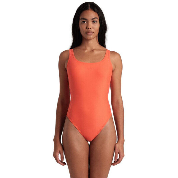 Strój kąpielowy damski Arena Women's Team Stripe U Back Calypso Coral 007058900