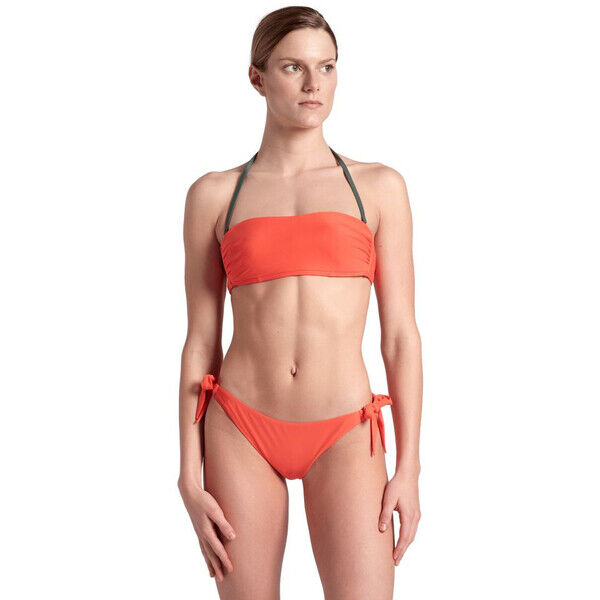 Strój kąpielowy damski Arena Women's Profile Bikini Bandeau Calypso Coral Sage 007041960