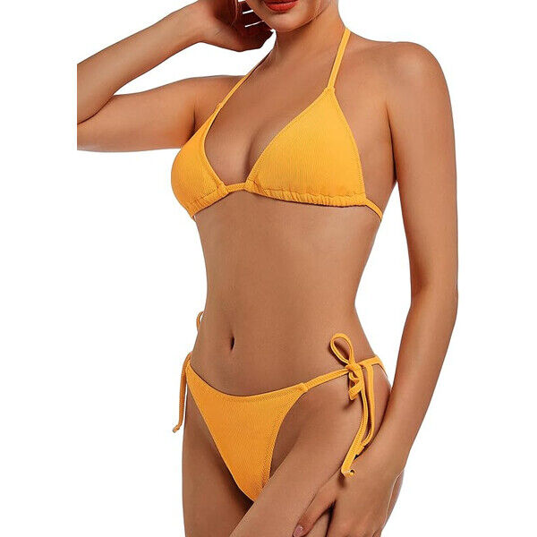 aqua-sport.net Strój kąpielowy do pływania dwuczęściowy damski Eonar Bikini Yellow AM1649
