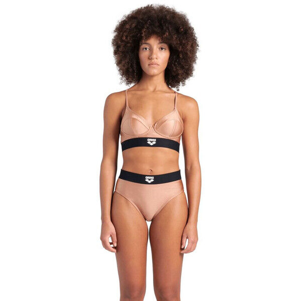 Strój kąpielowy damski dwuczęściowy Arena Women's Logo Tape Bikini Bandeau 007061600