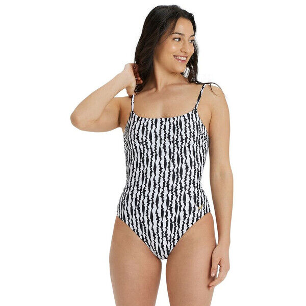 Strój kąpielowy damski Arena Women's U Back Allover Black Multi 005173520