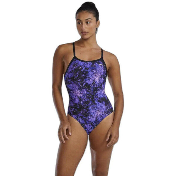 Strój kąpielowy damski na basen Tyr Diamond Fit Radiant Flare DRAD7A/510