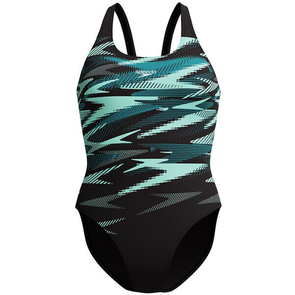 Strój kąpielowy damski na basen Speedo Hyperboom Green 8-0869418418